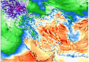 کاهش 10 درجه اي دماي هواي آذربايجان شرقي